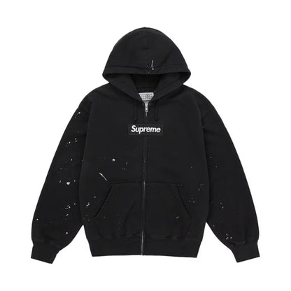 Supreme Box Logo Rundhalsausschnitt (FW18) Marineblau