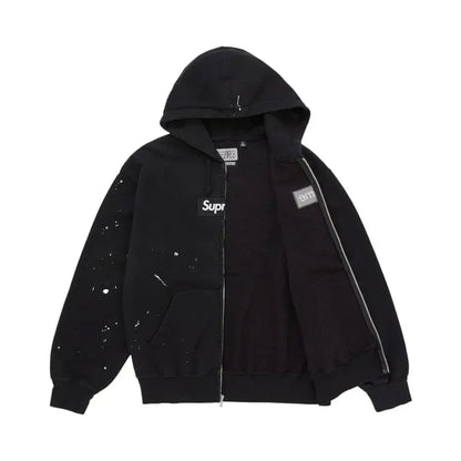 Supreme Box Logo Rundhalsausschnitt (FW18) Marineblau