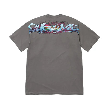 Supreme Tag Tee Charcoal