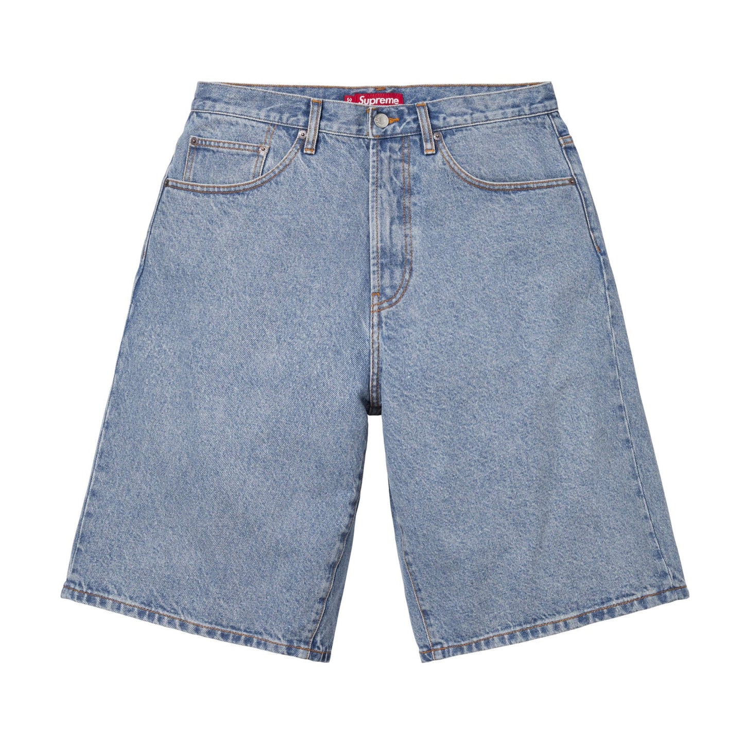 Supreme Box Logo Rundhalsausschnitt (FW18) Marineblau
