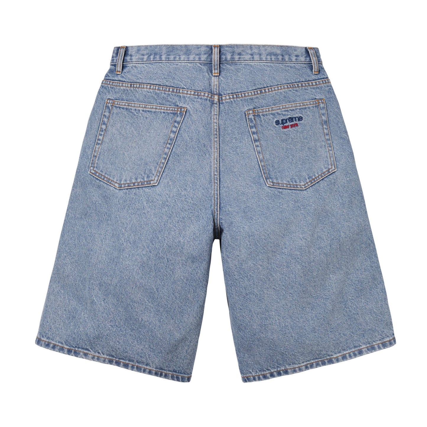 Supreme Box Logo Rundhalsausschnitt (FW18) Marineblau