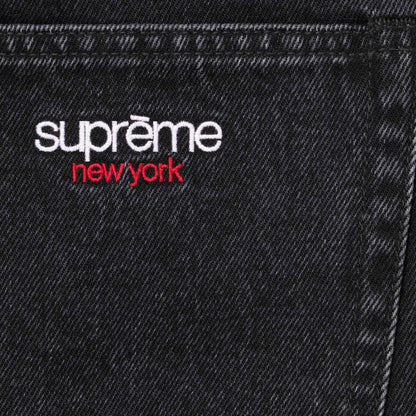 Supreme Box Logo Rundhalsausschnitt (FW18) Marineblau
