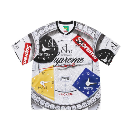 Supreme Box Logo Rundhalsausschnitt (FW18) Marineblau