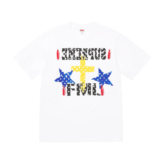 Supreme Box Logo Rundhalsausschnitt (FW18) Marineblau