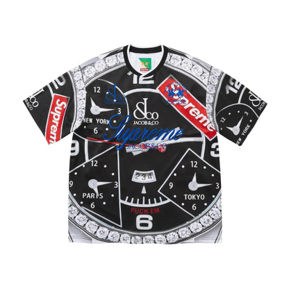 Supreme Box Logo Rundhalsausschnitt (FW18) Marineblau