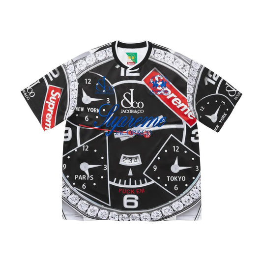 Supreme Box Logo Rundhalsausschnitt (FW18) Marineblau
