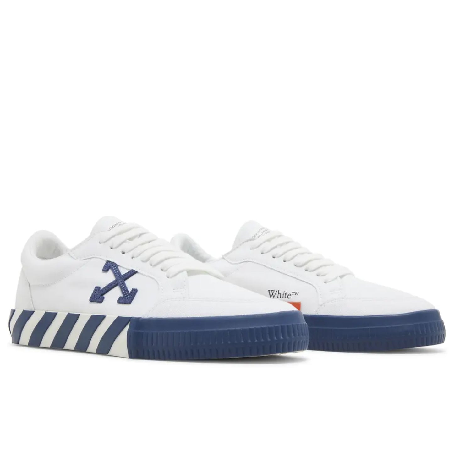 Off-White Vulc Sneaker White Navy Blue