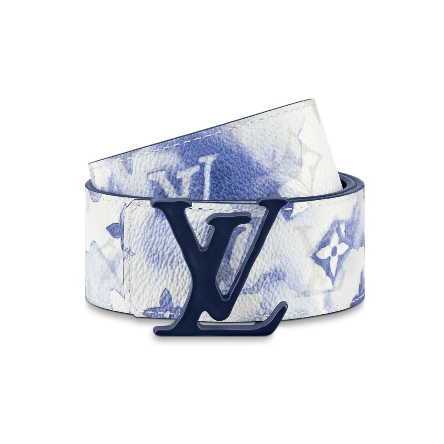 Louis Vuitton LV Shape Reversible Belt 40 MM Light Blue