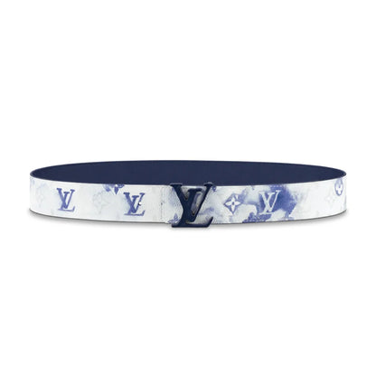 Louis Vuitton LV Shape Reversible Belt 40 MM Light Blue