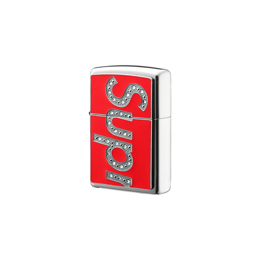 Supreme Swarovski Zippo Red