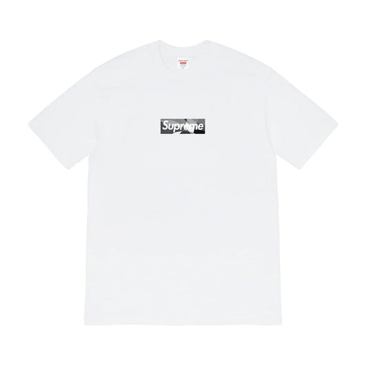 Supreme Emilio Pucci Box Logo Tee Heather White/Black