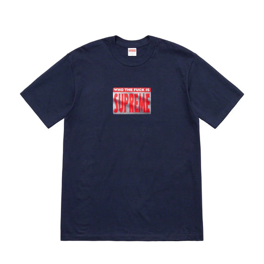 Supreme Who The Fuck Tee Navy