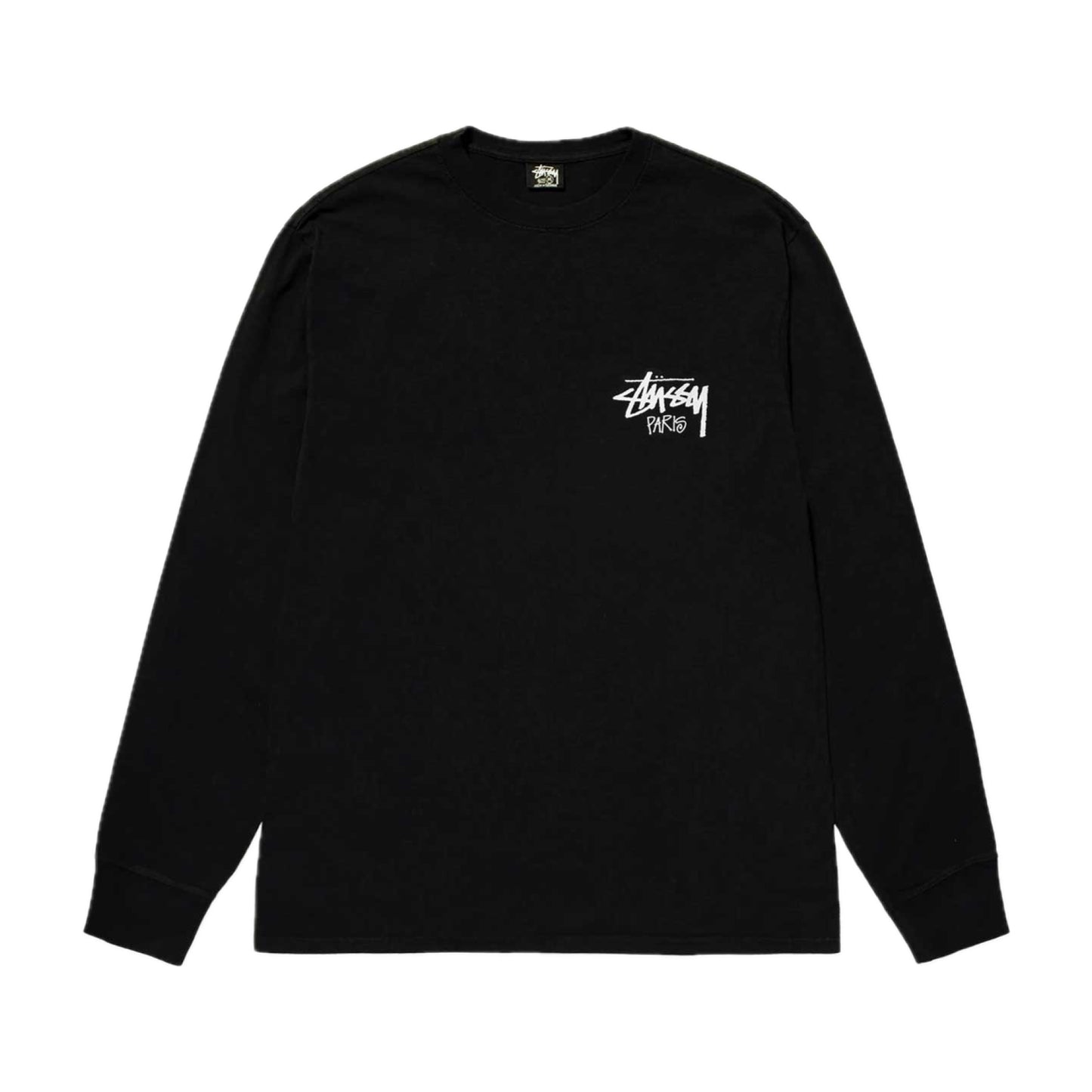 Stussy Paris Longsleeve Tee Black