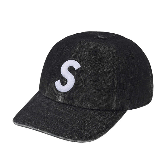 Supreme Cordura® Denim S Logo 6-Panel Cap Black