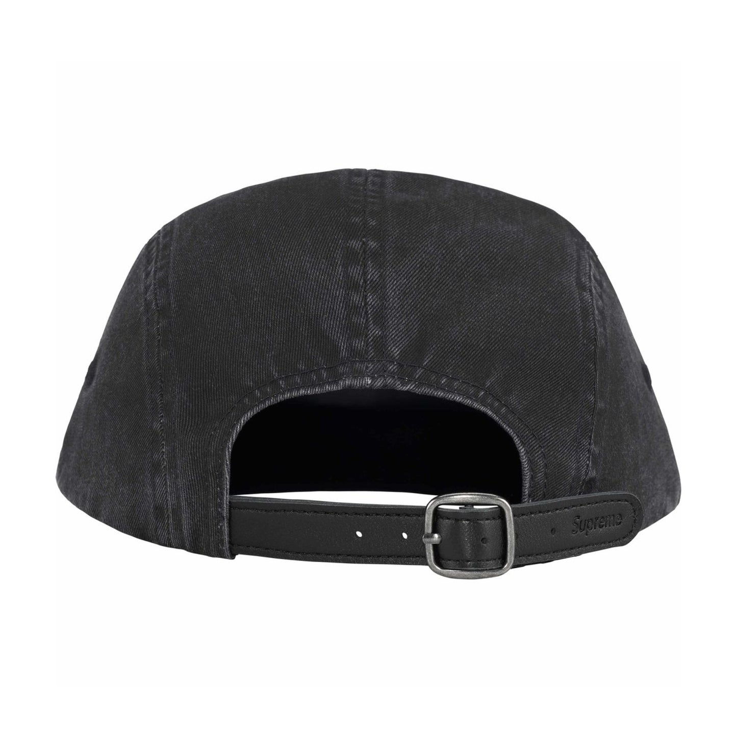 Supreme Washed Chino Twill Camp Cap Black