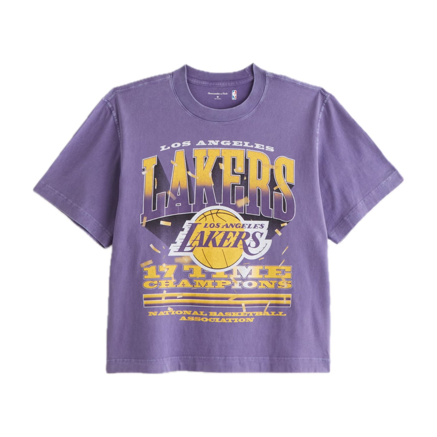 NBA Cropped Los Angeles Lakers Graphic Tee