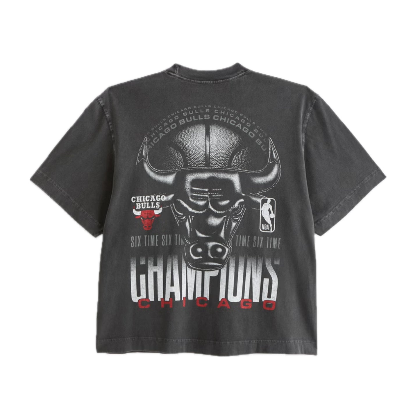 NBA Cropped Chicago Bulls Graphic Tee