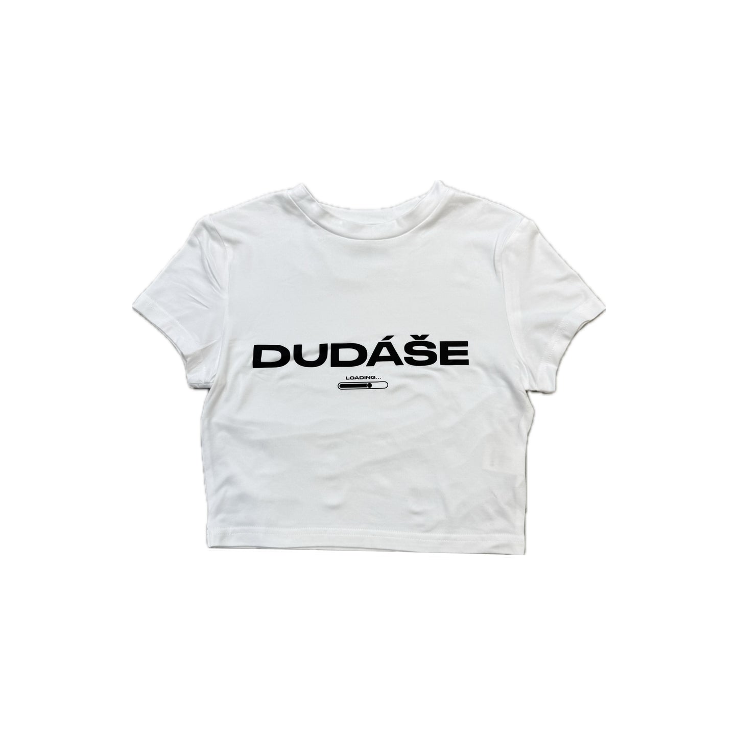 Nina Janova DUDÁŠE Cropped Tee White