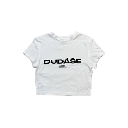 Nina Janova DUDÁŠE Cropped Tee White