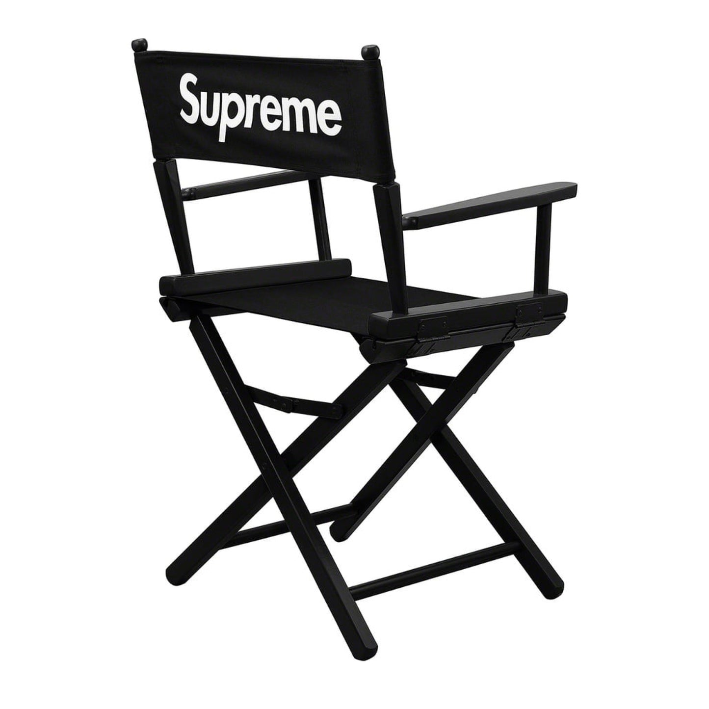 Supreme Metall-Klappstuhl Schwarz