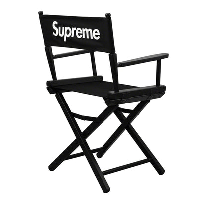 Supreme Metall-Klappstuhl Schwarz