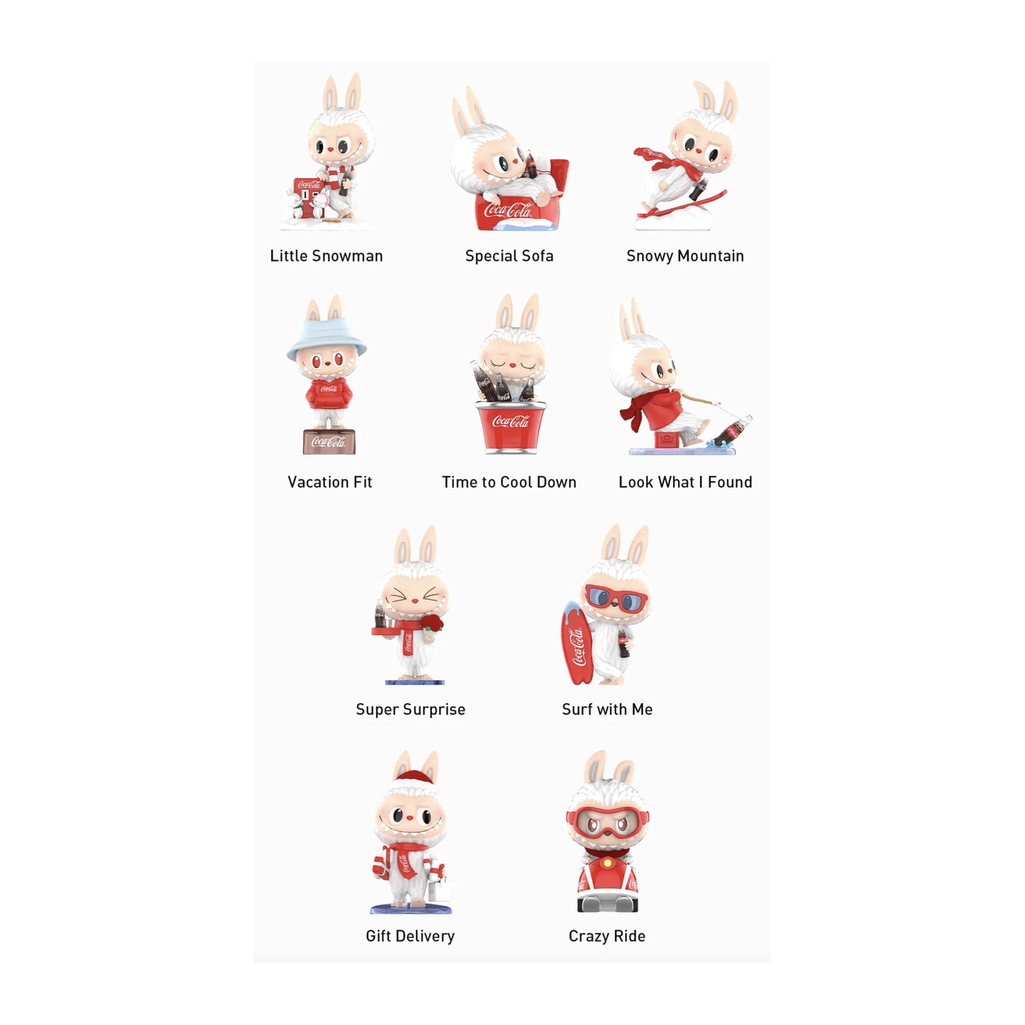 Pop Mart Labubu The Monsters Coca-Cola Series Figure Single Blind Box