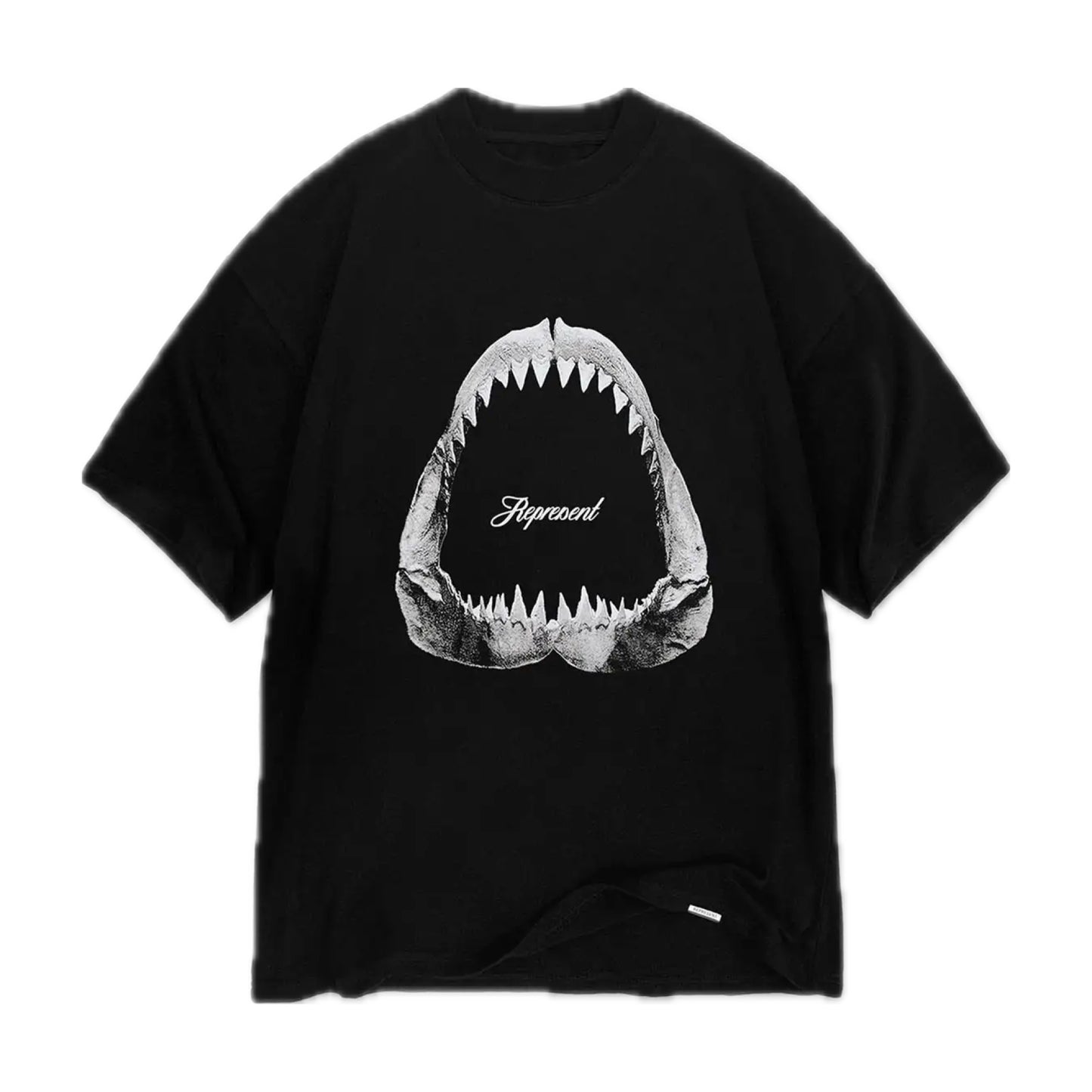 Represent Shark Jaws Tee Vintage Grau