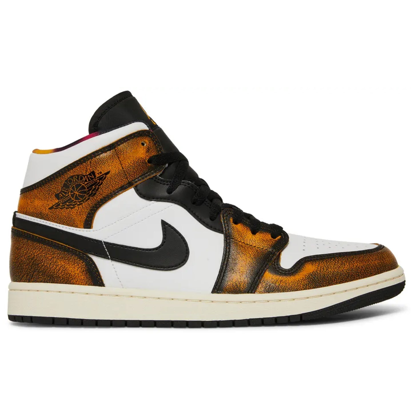 Air Jordan 1 Mid SE Orange Wear Away