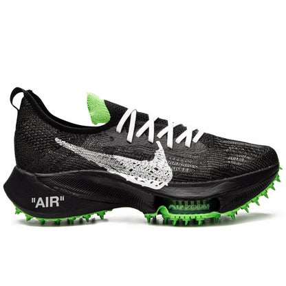 Nike Air Zoom Tempo Next% Flyknit Off-White Black Scream Green