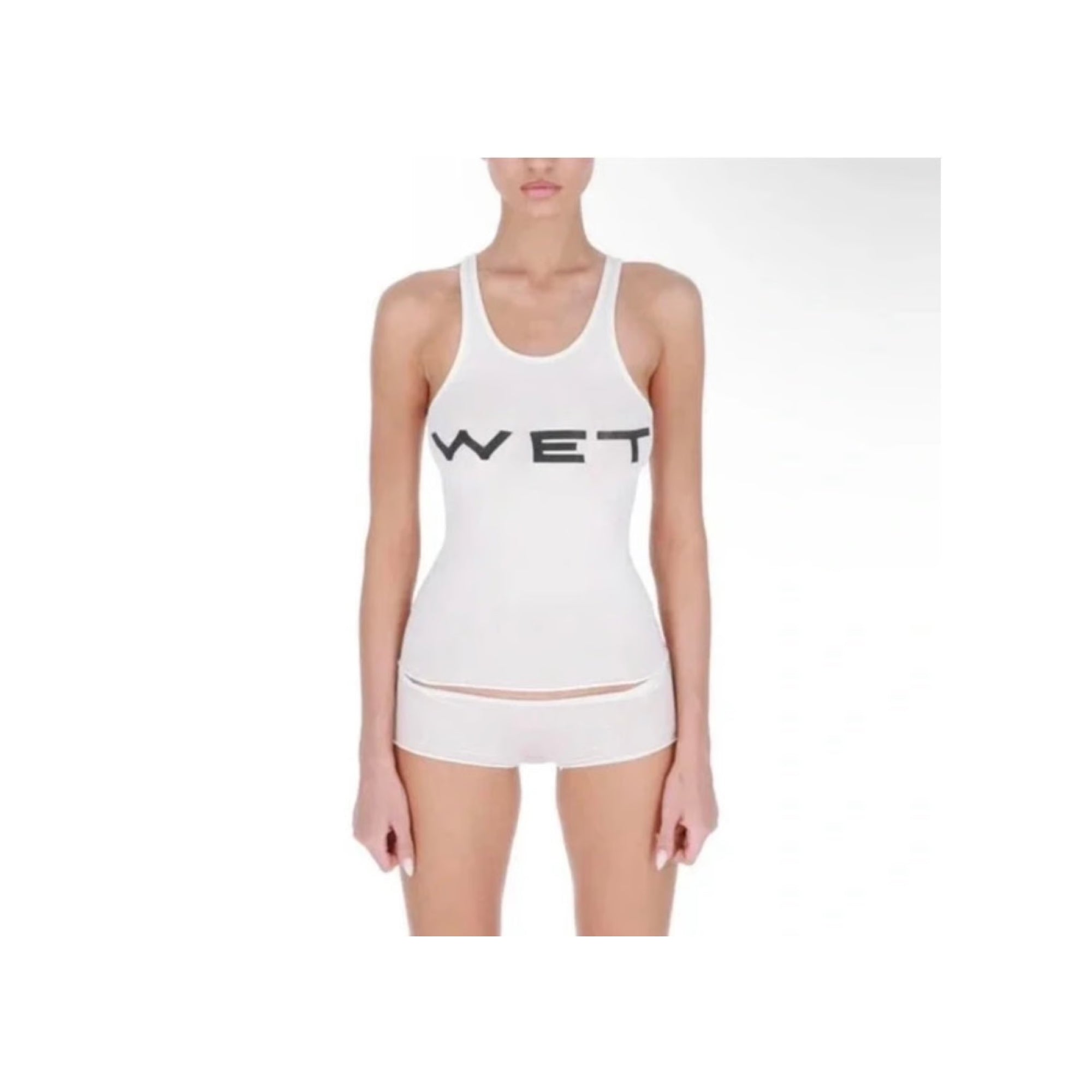 Yeezy Wet Tank Top White – CRUIZER