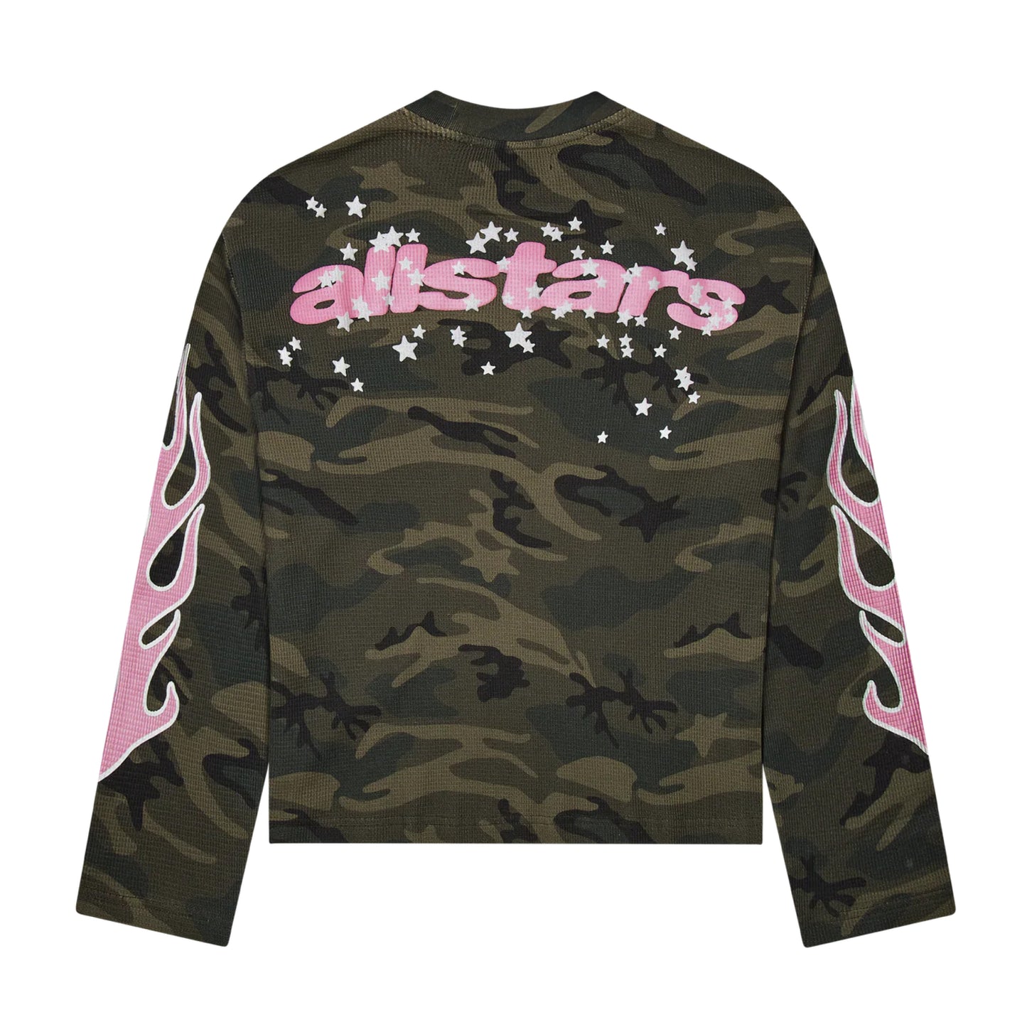 Broken Planet Star Camo Waffle Long Sleeve