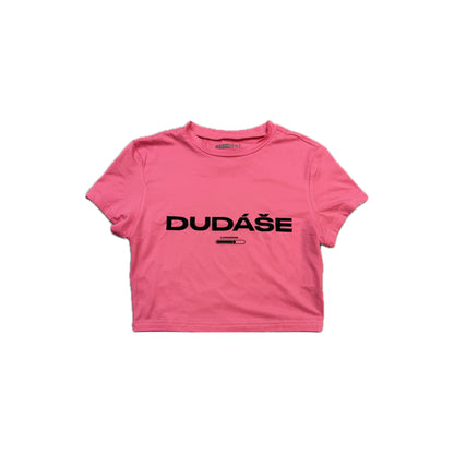 Nina Janova DUDÁŠE Cropped Tee Pink