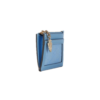 Gucci Zip Card Holder Wallet Light Blue