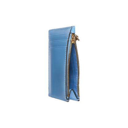Gucci Zip Card Holder Wallet Light Blue