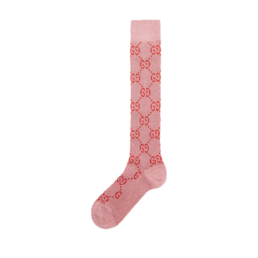 Gucci GG Monogram Socks Pink