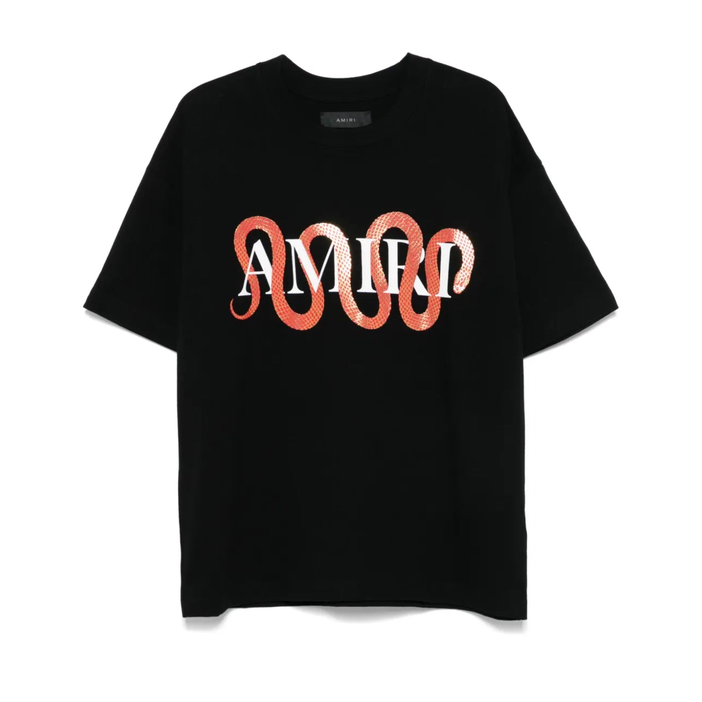 Amiri Snake Tee Black