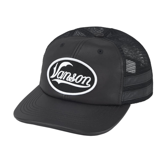 Supreme Vanson Leathers Mesh Back 6-Panel Black
