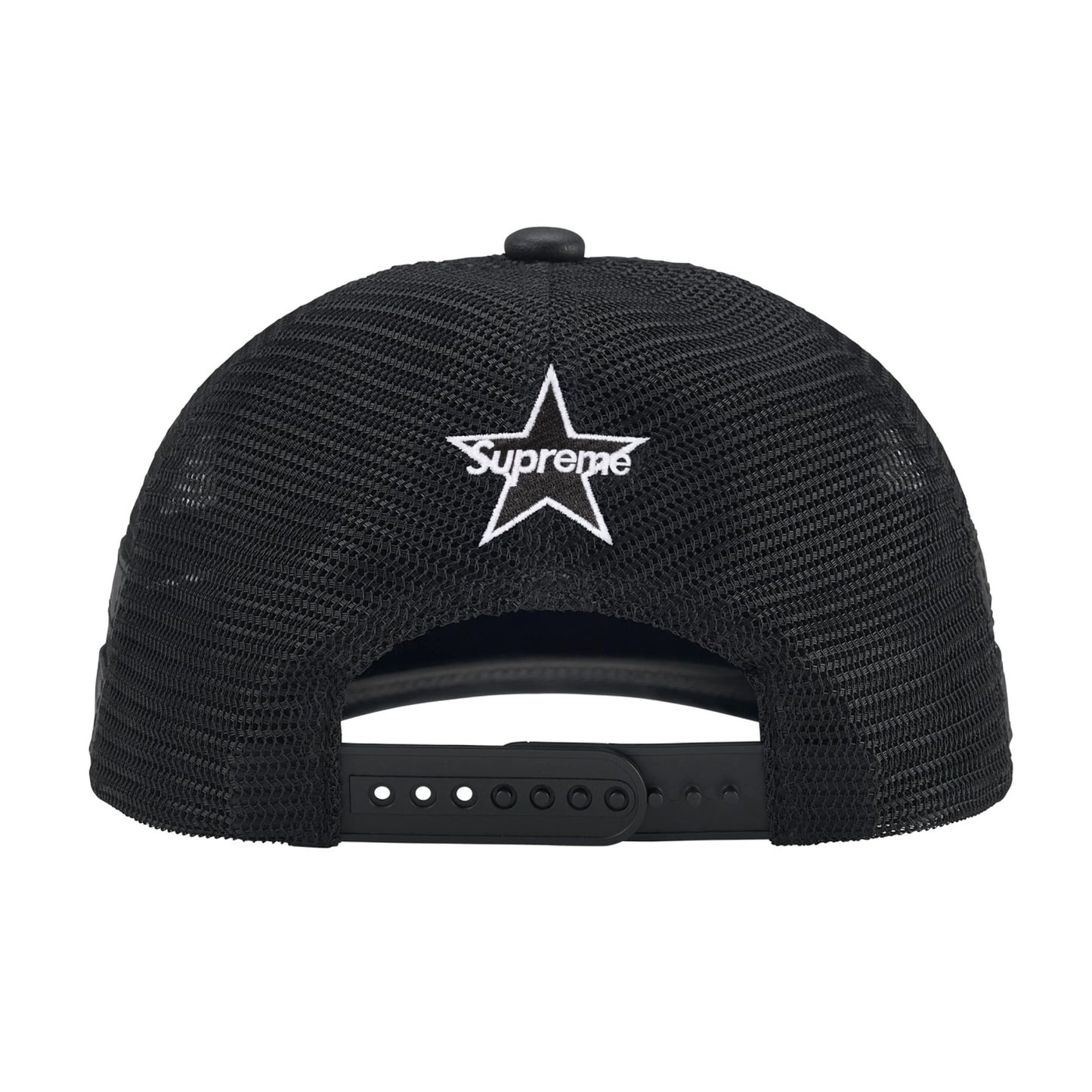 Supreme Vanson Leathers Mesh Back 6-Panel Black