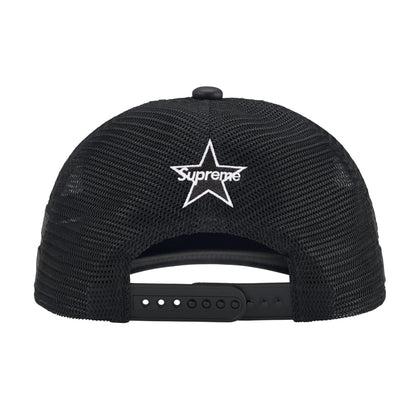 Supreme Vanson Leathers Mesh Back 6-Panel Black