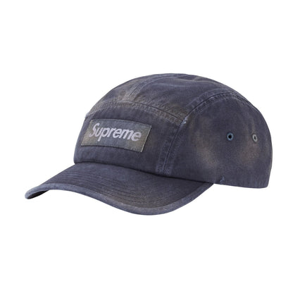 Supreme Overdyed Camp Cap Navy (FW25)