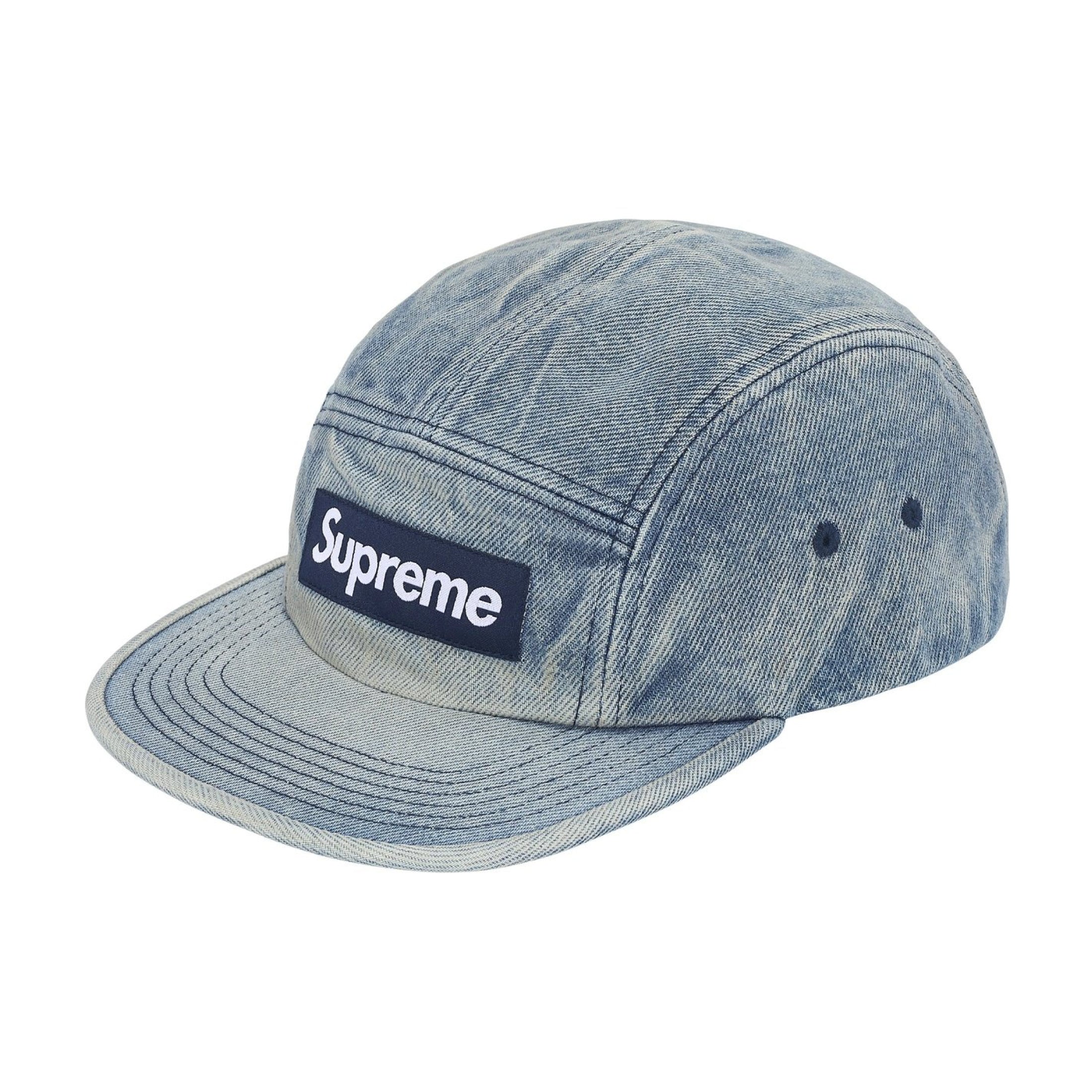 帽子 Supreme washed chino twill camp cap 25ss Supreme Washed Chino Twill Camp Cap Denim (FW25) – CRUIZER