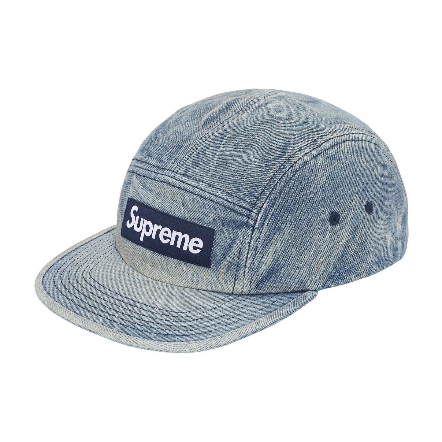 Supreme Washed Chino Twill Camp Cap Denim (FW25)