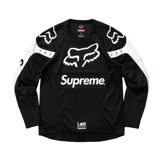 Supreme Fox Racing Moto Jersey Top Black