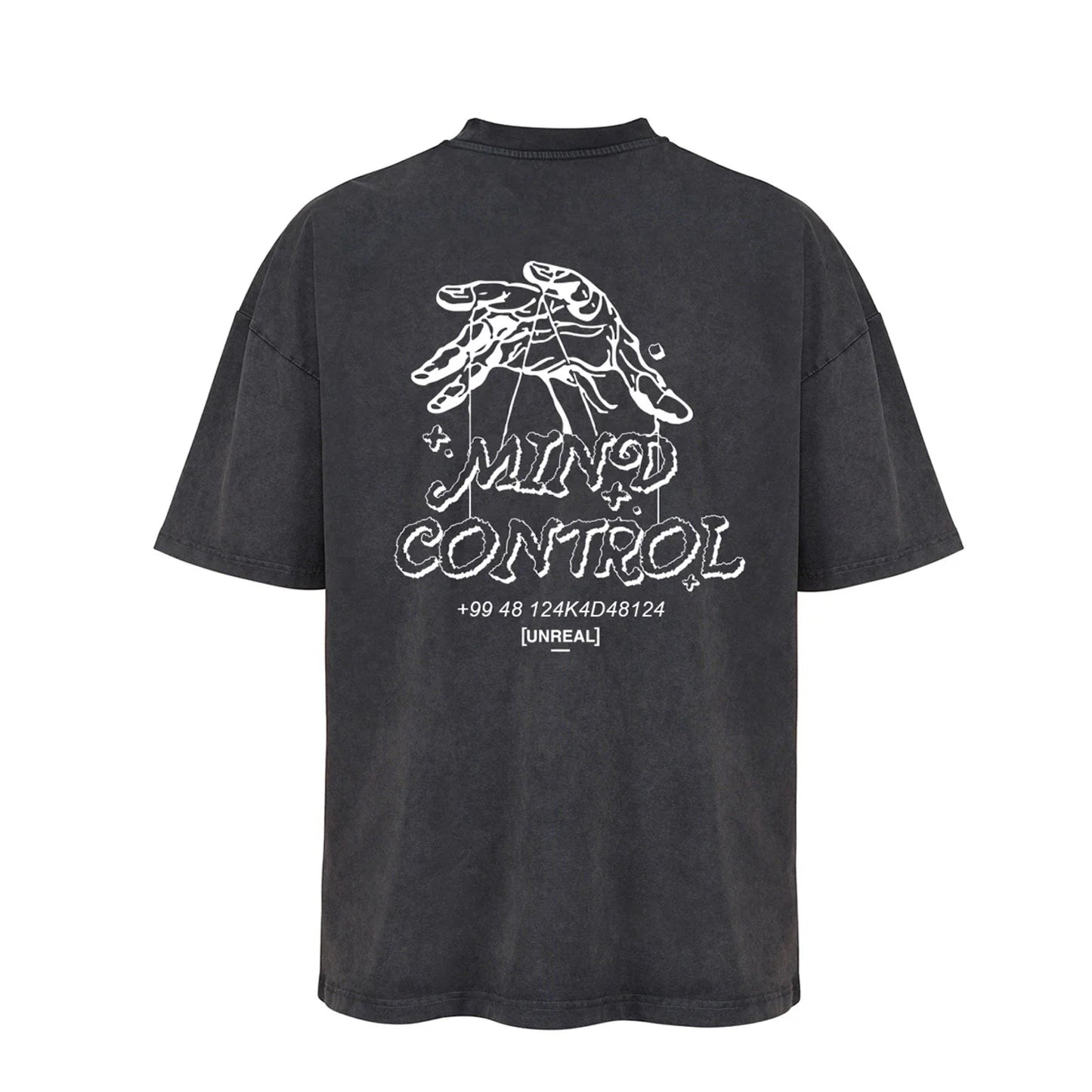 Unreal Mind Control Tee Washed Black
