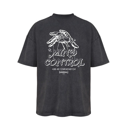 Unreal Mind Control Tee Washed Black