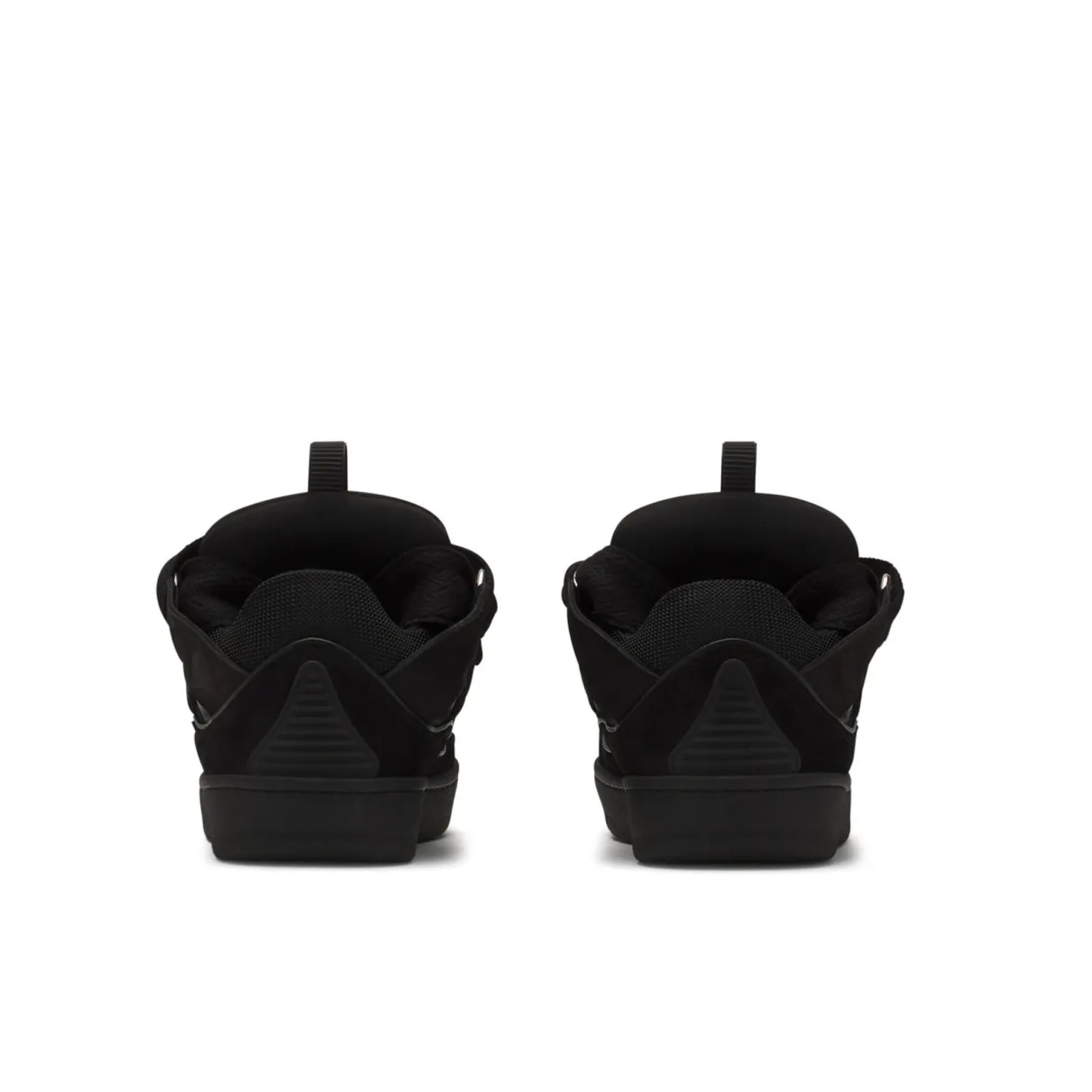 Lanvin Leather Curb Triple Black