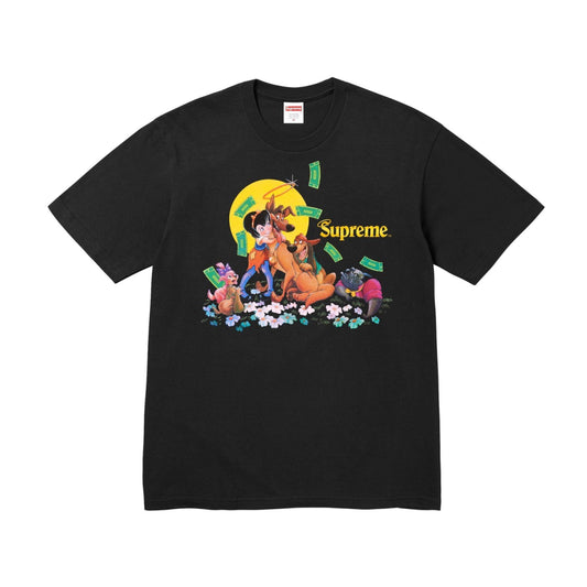Supreme All Dogs Go To Heaven Tee Black