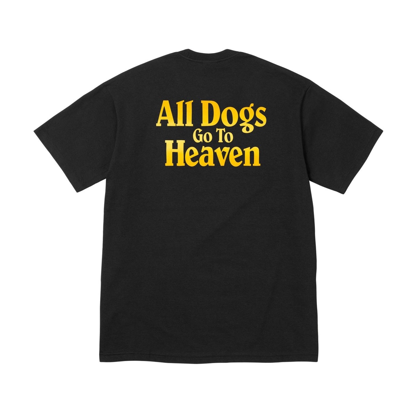 Supreme All Dogs Go To Heaven Tee Black