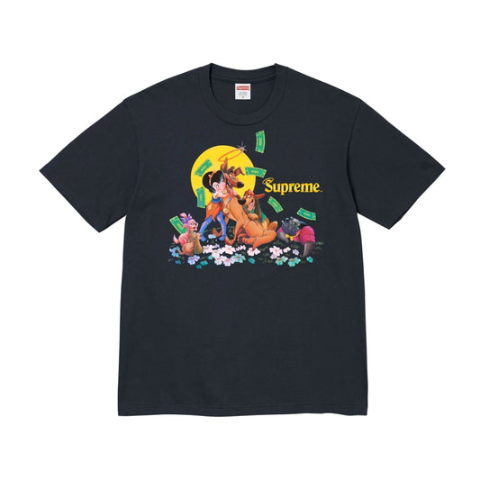 Supreme All Dogs Go To Heaven Tee Navy