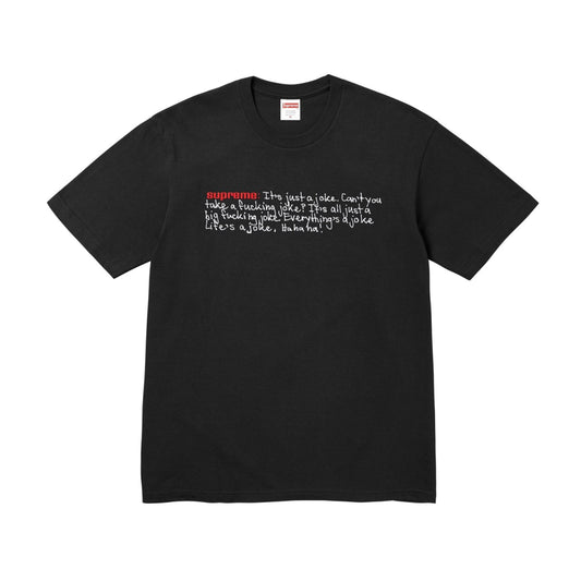 Supreme Joke Tee Black